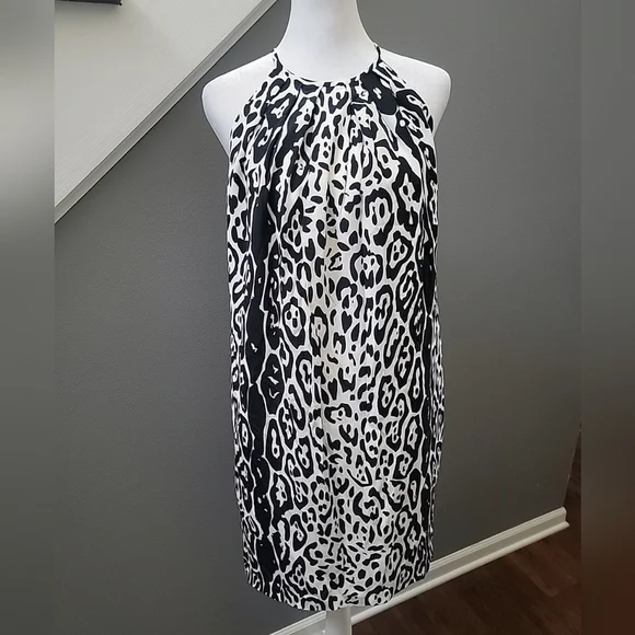 JAY GODFREY DIDDLEY DRESS ANIMAL PRINT 100% SILK ZIP BACK SZ Small - Picture 1 of 5